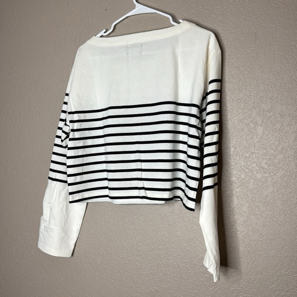 J. Crew Limited-edition USA Swimming® X J.Crew Cropped Boatneck T-shirt - Picture 9 of 9